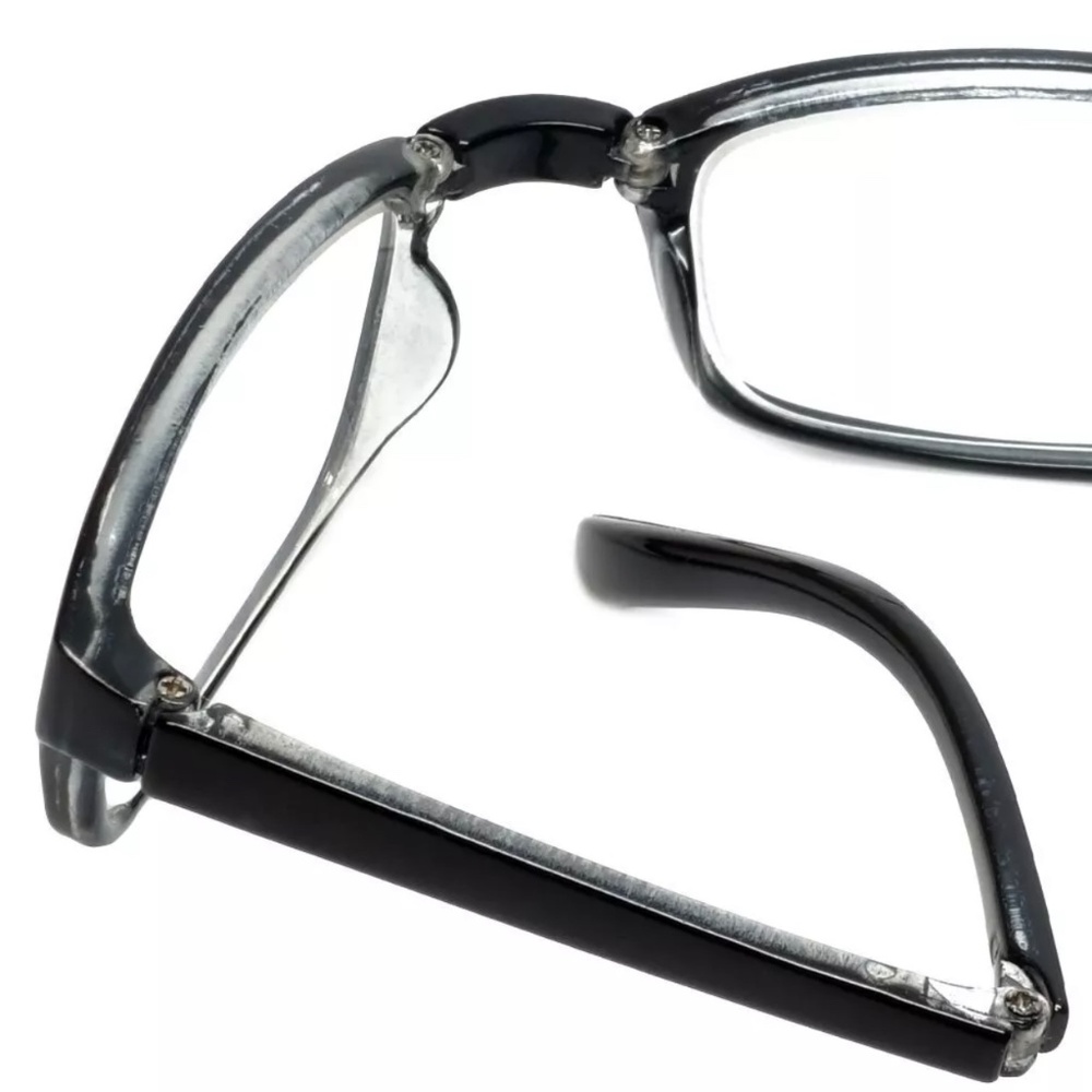 2 Greenbrier Unisex Compact Foldable Reading Glasses +3.25 Black & All Strengths